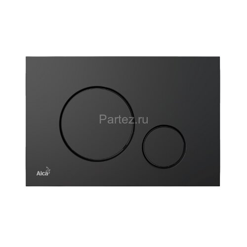 Кнопка смыва Alcadrain, черный матовый (M678)