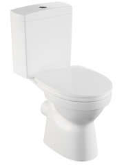 Унитаз-компакт Vitra Norm Eisberg 355х640х805, сиденье термопласт с микролифтом, белый (9844B099-720