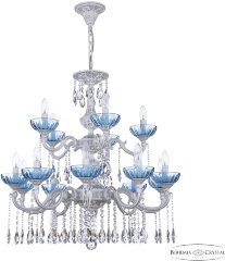 Подвесная люстра Bohemia AL78101/10+5/250/2D A WMN P Aquamarine/M-1H