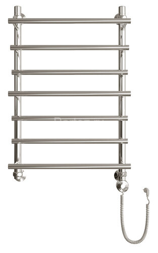 Полотенцесушитель электрический ДВИН Q Primo Electro лесенка 80/50, ТЭН справа, полированный (462708