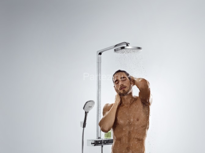 27128000 Raindance Select Raindance Select E 300 2jet Showerpipe, ½' хром