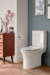 Чаша напольного унитаза Jacob Delafon ALEO безободковый, крепления в комплекте, белый (UJAL102-0)