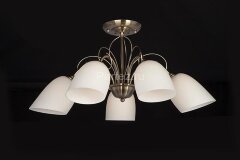 Потолочная люстра Eurosvet 30107/5 античная бронза