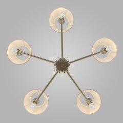 Подвесная люстра Eurosvet 60148/5 матовое золото