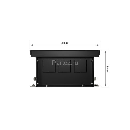 Конвектор внутрипольный Royal Thermo ATRIUM-110/200/2800-DG-U-DB