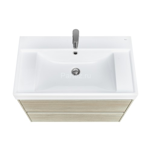 Тумба под раковину Roca Ona 800 подвесная, 2 ящика, светлый дуб (A857630512)