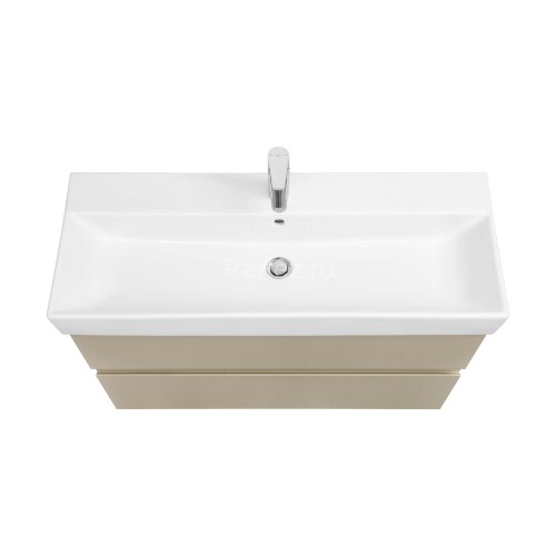 Тумба под раковину ROCA OLETA 100 подвесная, 2 ящика, капучино матовый (A857641515)