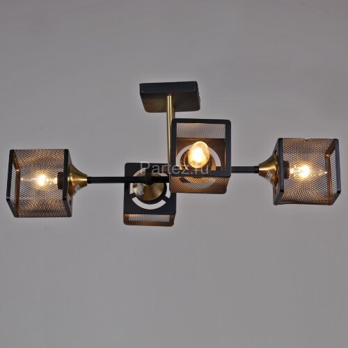 Потолочная люстра Reluce 06400-0.3-04 BK+COP