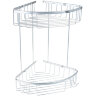 Полка корзина Fixsen Hotel двухэтажная, хром (FX-31051-2)