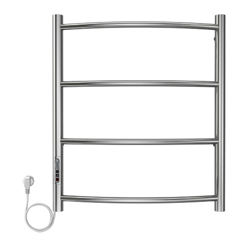 Полотенцесушитель электрический AZARIO VERONA 500/600 4 секции, диммер слева, хром (AZ04756)