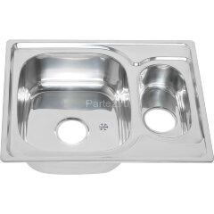 Мойка 6350S MELANA 0,8/180 1,5-я чаша врезная прямоугольная с сифоном (226 t *10)