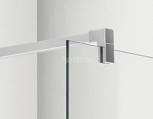 Душевая перегородка Azario CHICAGO Walk-in 700x1950 прозрачное стекло 8 мм, цвет профиля серебро (AZ-NAR6310 700)