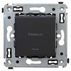 Инвертор 1-кл. СП Avanti "Черный матовый" DKC 4412123