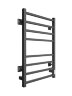 Полотенцесушитель электрический ДВИН L plaza neo 80/50 К диммер квадрат, чёрный матовый (46567591792