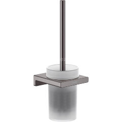 Ёршик для унитаза Hansgrohe AddStoris Шлифованный черный хром (41752340)