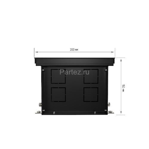 Конвектор внутрипольный Royal Thermo ATRIUM-150/200/1400-DG-U-LB