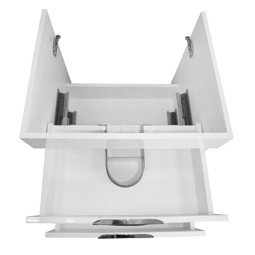 Комплект тумба Стиль- 60/2 "Соло" 600х580х480 подвесная, с раковиной Tempo 60, с доводчиками (CS0009