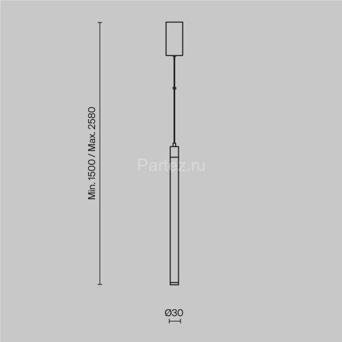 Подвесной светильник Maytoni P022PL-L20G3K