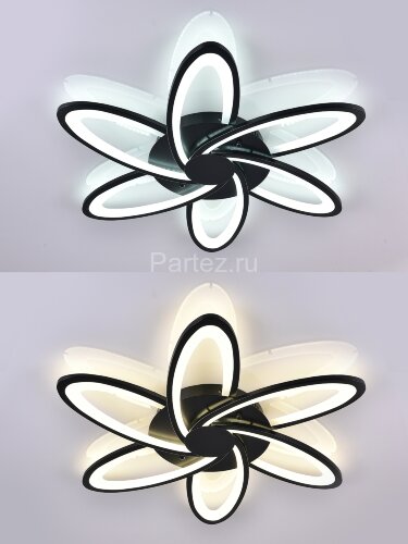 Потолочная люстра Natali Kovaltseva HIGH-TECH LED LAMPS 82008 BLACK