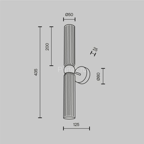 Бра Maytoni MOD302WL-02GR1