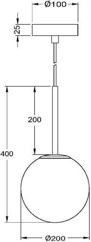 Подвесной светильник Maytoni MOD321PL-01B1