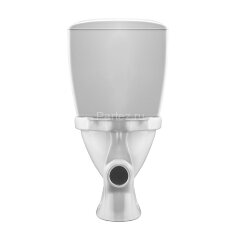 Унитаз-компакт Santek Паллада сиденье дюропласт, сливная арматура в комплекте (1.WH30.2.376)