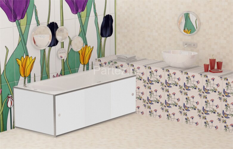 Экран для ванны Метакам ПРЕМИУМ А 1,48 Серебристый/Лед (CS00027093)