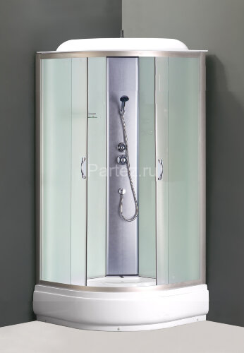 Душевая кабина LORANTO CS-6680-25 F 80х80х215 матовое стекло 4мм, поддон 25 см