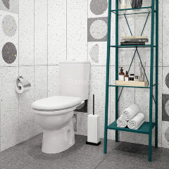 Унитаз-компакт КЕРАМИН Ареццо Дуал с сиденьем микролифт, белый (CS00076897)