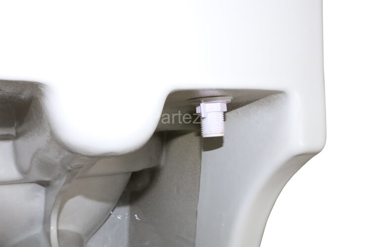 Унитаз-моноблок AZARIO GRESSA 705х370х760 напольный, безободковый, в комплекте с сиденьем дюропласт