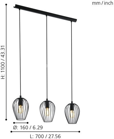 Подвесной светильник Eglo 49478