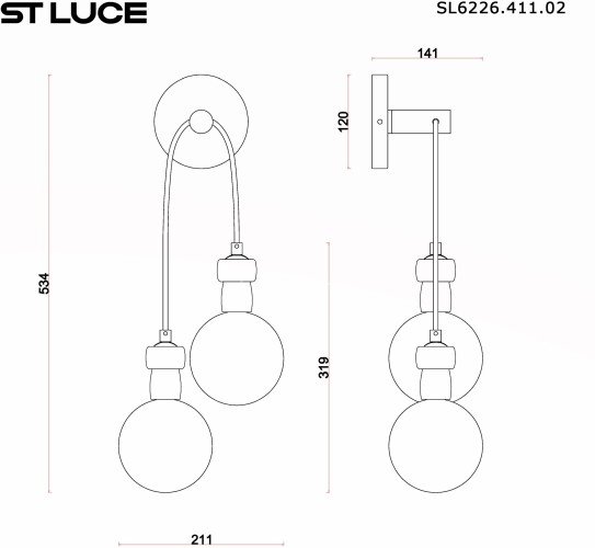 Бра ST Luce SL6226.411.02