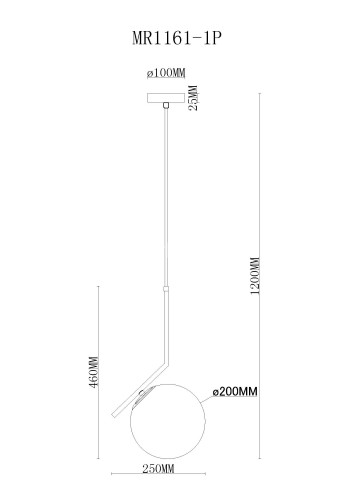 Подвесной светильник MyFar MR1161-1P