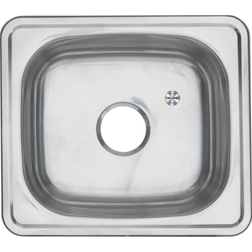 Мойка 4842 MELANA 0,8/180 врезная прямоугольная с сифоном (237 t *10)