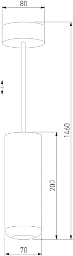 Подвесной светильник Elektrostandard 50250 LED