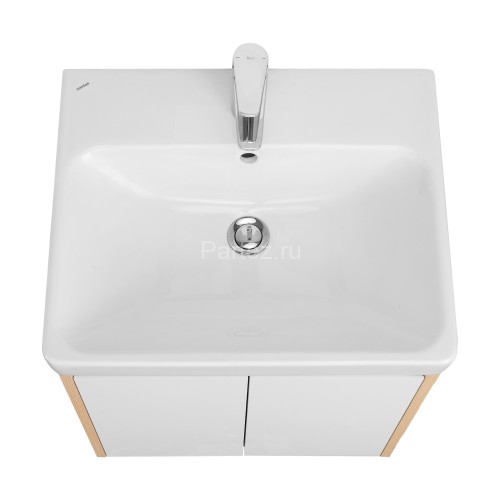 Тумба под раковину AQUATON Сканди 55 Doors универсальная, Белый/Дуб Верона (1A278801SDB20)