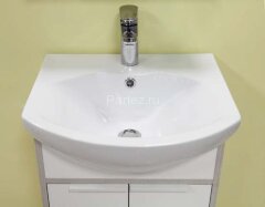 Тумба под раковину AQUATON РИКО 50 напольная, Белый Ясень/Фабрик (1A212401RIB90)