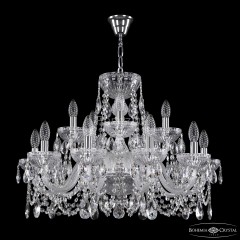 Подвесная люстра Bohemia 5402/10+5/240 Ni Clear/M-1G
