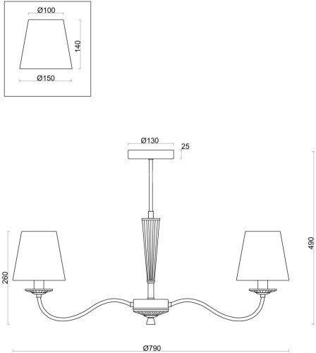 Потолочная люстра Freya FR2027PL-07N