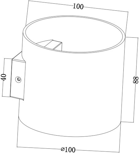 Настенный светильник Maytoni C066WL-01MG