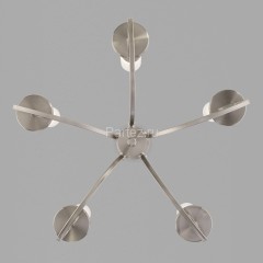 Подвесная люстра Eurosvet 60117/5 никель