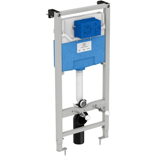 Комплект унитаза с инсталляцией Ideal Standard Tesi Aqua Blade с сиденьем Микролифт и Черной матовой