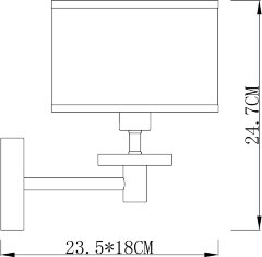 Бра Arte Lamp A3990AP-1CC