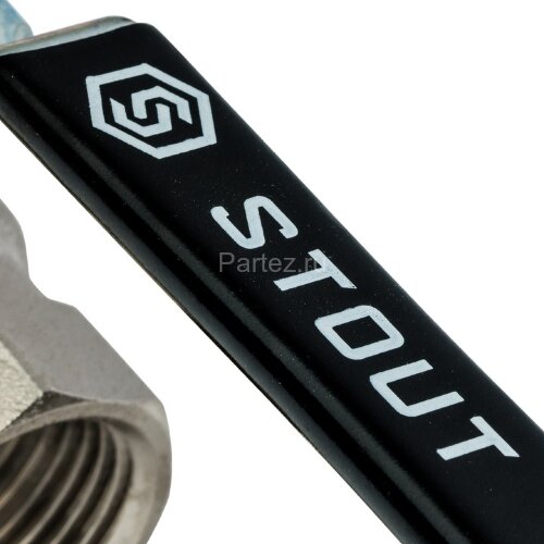 Кран шаровой с фильтром 1" Stout