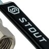 Кран шаровой с фильтром 1" Stout