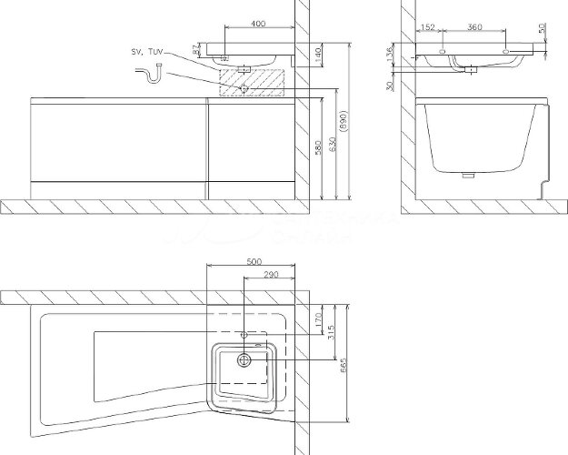 Раковина Ravak Be Happy II 50 R Белая (XJAP1100001)