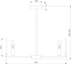Потолочная люстра Eurosvet 60158/5 латунь