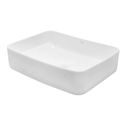 Раковина накладная Azario 500х385х135 прямоугольная, белый глянцевый (AZ-2284)