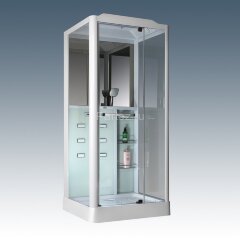 Душевая кабина Loranto Selak CS 126 L 90х100х215 см белая