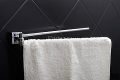 Полотенцедержатель Fixsen Kvadro рога двойные, хром (FX-61302A)